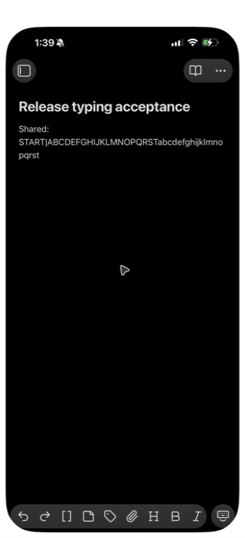 Complete same-line text on the phone during the mixed-build diagnostic control